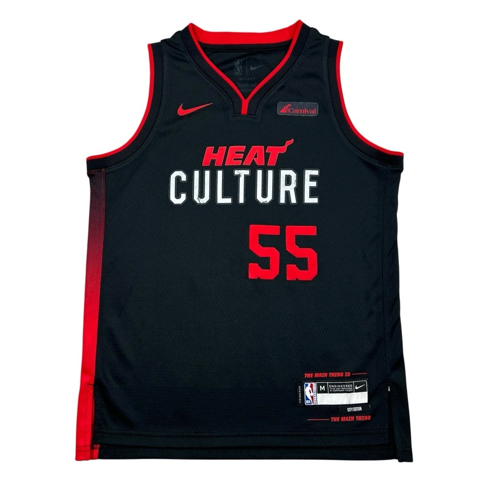 Nike Miami Heat Jersey‎ Youth Kids Medium Black #55 Robinson NBA